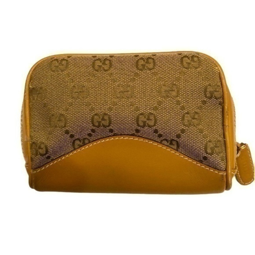 Gucci gg monogram cosmetic bag case